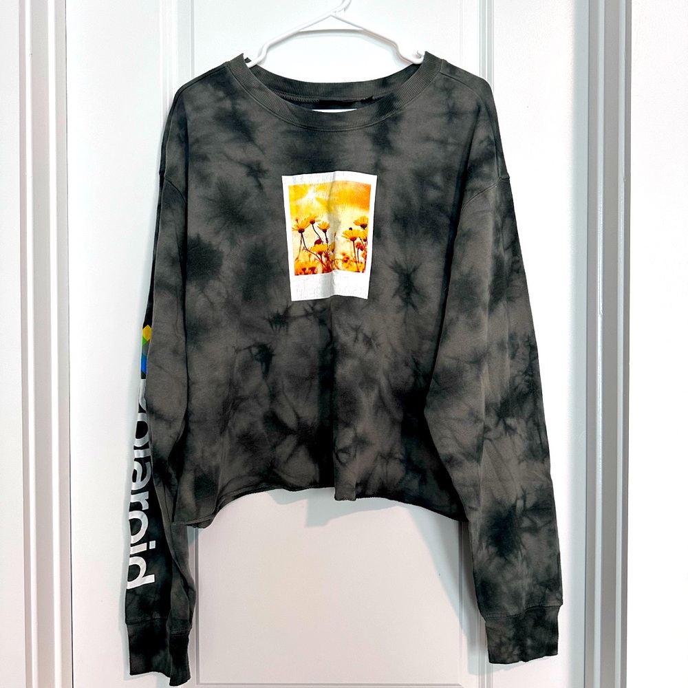 Polaroid Brand Crop Sweatshirt Size XXL